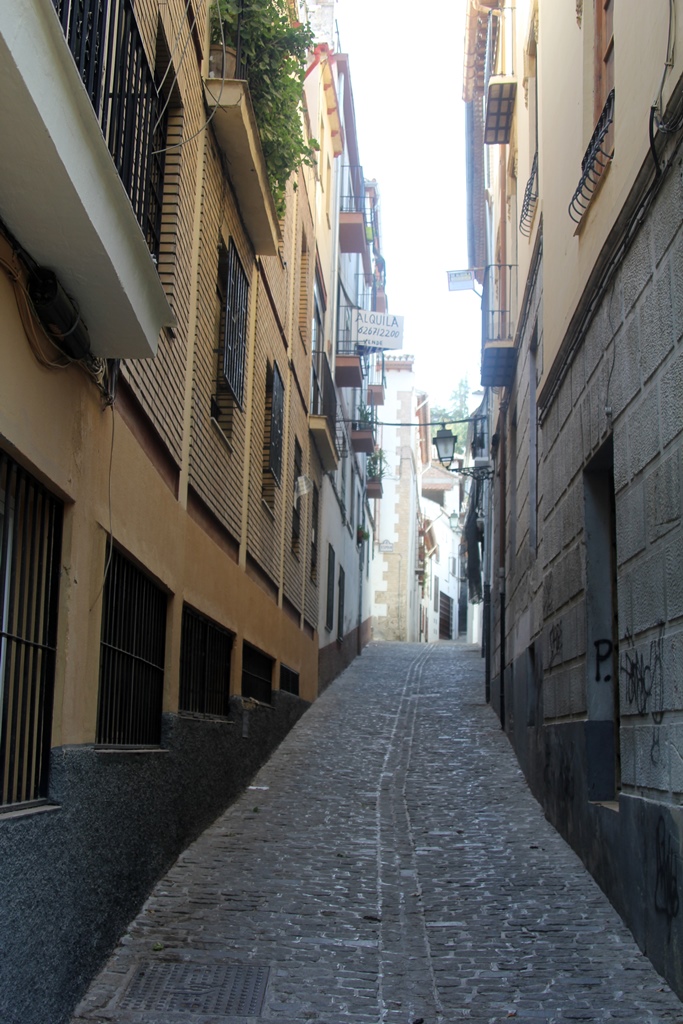 Narrow Street into Albaicín